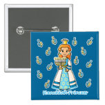 Hanukkah Princess Button