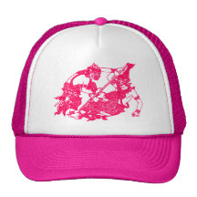 HANUMAN - FIGHTING BUDDHIST & HINDU GODS MESH HAT