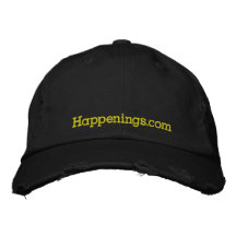 Happenings.com Embroidered Baseball Cap