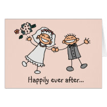 Happily Ever After wedding card cards