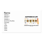 Happiness In Life Depends Having Balanced Gradient Business Card Template