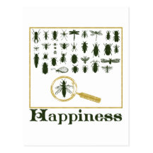 Happiness: Insects Post Cards