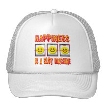 HAPPINESS IS A SLOT MACHINE MESH HATS