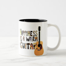 Happiness is a Warm Guitar Mugs