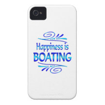 Happiness is BOATING iPhone 4 Cases