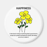 happiness-is-that-elusive-feeling-of-well-being refrigerator magnets