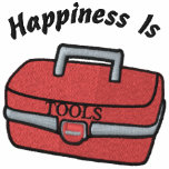 Happiness Is Tools Embroidered Shirt