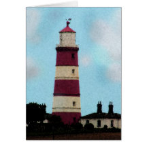happisburgh lighthouse greeting card