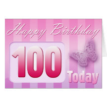 Happy 100th Birthday Grand Mother Great-Aunt Mum Card