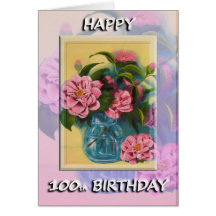Happy 100th Birthday Greeting Card