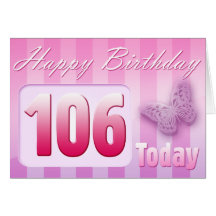 Happy 106th Birthday Grand Mother Great-Aunt Mum Card