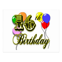 Happy 16th Birthday Gifts and Birthday Apparel Postcard