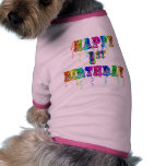 Happy 1st Birthday - Birthday Dog Shirt
