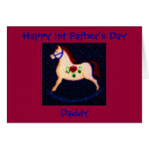 Happy 1st Father's Day, Daddy Greeting Cards