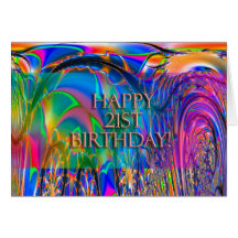 Happy 21st Birthday! Greeting Cards