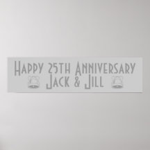 Happy 25th Anniversary Print