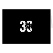 Happy 30th Birthday Greeting Cards