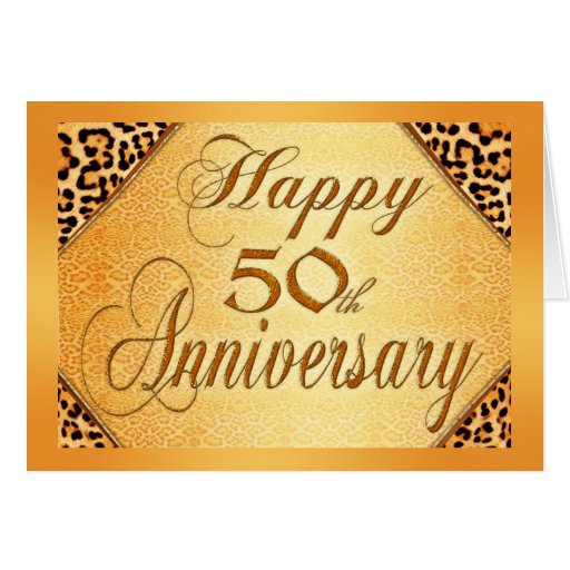 Happy 50th Anniversary Cards Printable