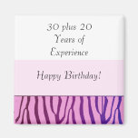 Happy 50th Birthday Refrigerator Magnet