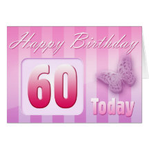 Happy 60th Birthday Grand Mother Great-Aunt Mum Greeting Cards