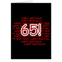 Happy 65th Birthday Cards