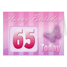 Happy 65th Birthday Grand Mother Great-Aunt Mum Greeting Cards