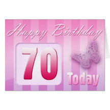 Happy 70th Birthday Grand Mother Great-Aunt Mum Cards