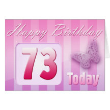 Happy 73rd Birthday Grand Mother Great-Aunt Mum Card