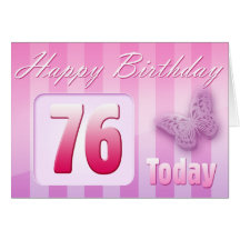 Happy 76th Birthday Grand Mother Great-Aunt Mum Card