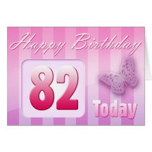 Happy 82nd Birthday Grand Mother Great-Aunt Mum Greeting Cards