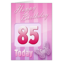 Happy 85th Birthday Grand Mother Great-Aunt Mum Greeting Cards