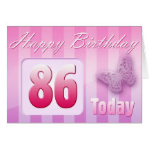 Happy 86th Birthday Grand Mother Great-Aunt Mum Cards