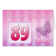 Happy 89th Birthday Grand Mother Great-Aunt Mum Greeting Card