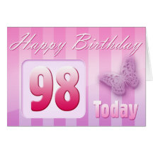 Happy 98th Birthday Grand Mother Great-Aunt Mum Card