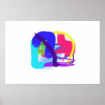 Happy and Lucky Art Poster