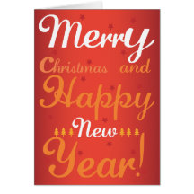 Happy and Merry Holiday Card
