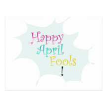 Happy April Fool's Postcard