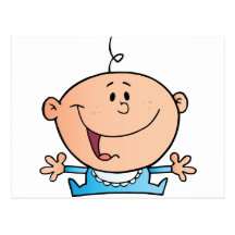 Happy Baby Boy Post Card