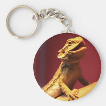 Happy Bearded Dragon Keychain