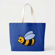 Happy Bee Canvas Bag