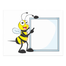 Happy Bee Post Card
