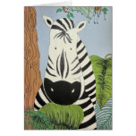 Happy Birhday Zebra Cards