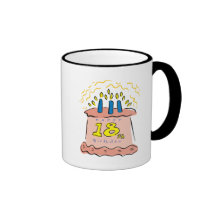 Happy Birthday 18th Birthday Gifts Mugs