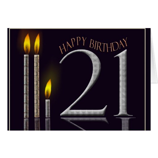 Happy Birthday 21! Cards