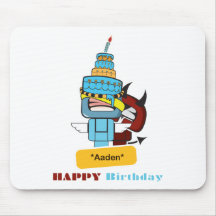 happy birthday aaden mouse pads