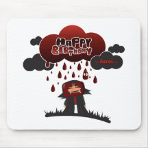 happy birthday Aaron Mouse Pads