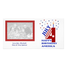 Happy Birthday America Photo Cards