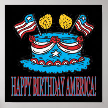 Happy Birthday America Poster