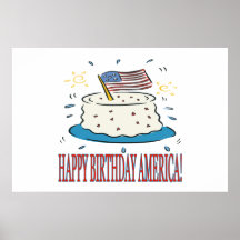 Happy Birthday America Poster
