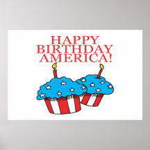 Happy Birthday America Posters